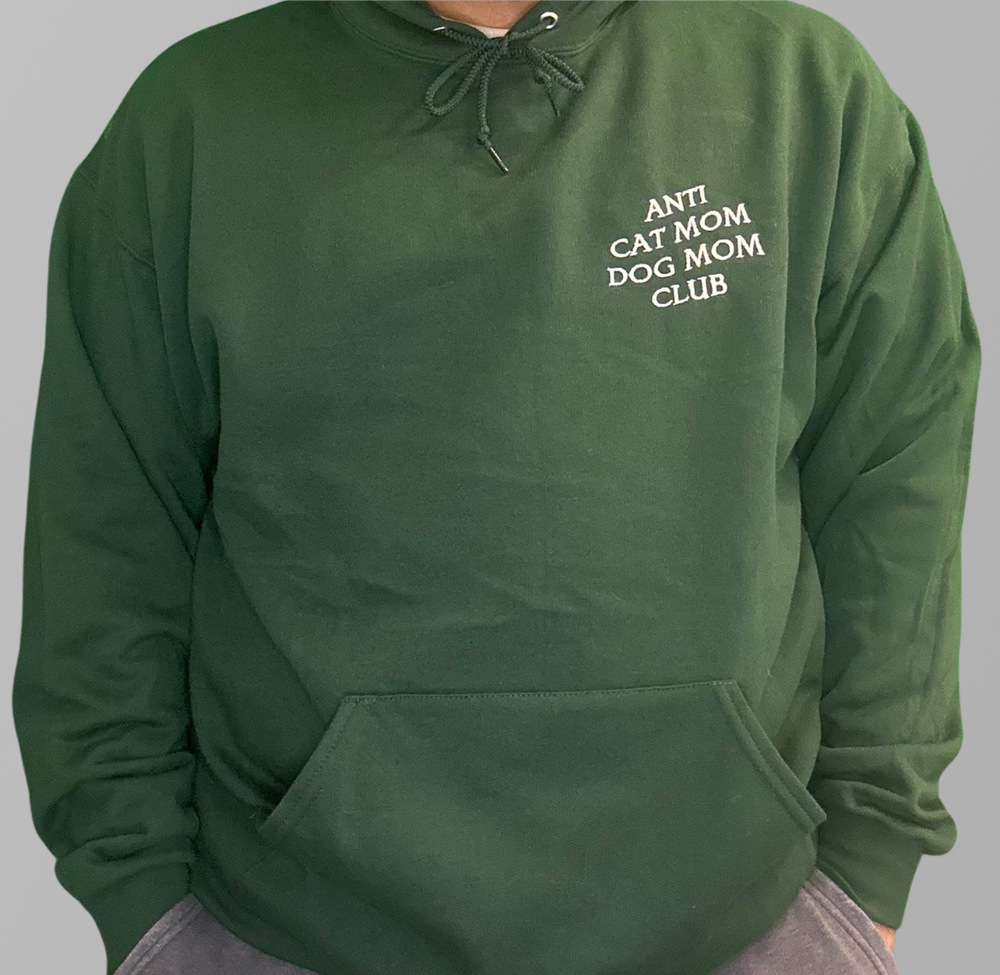 Anti Cat Mom Dog Mom Club Hoodie
